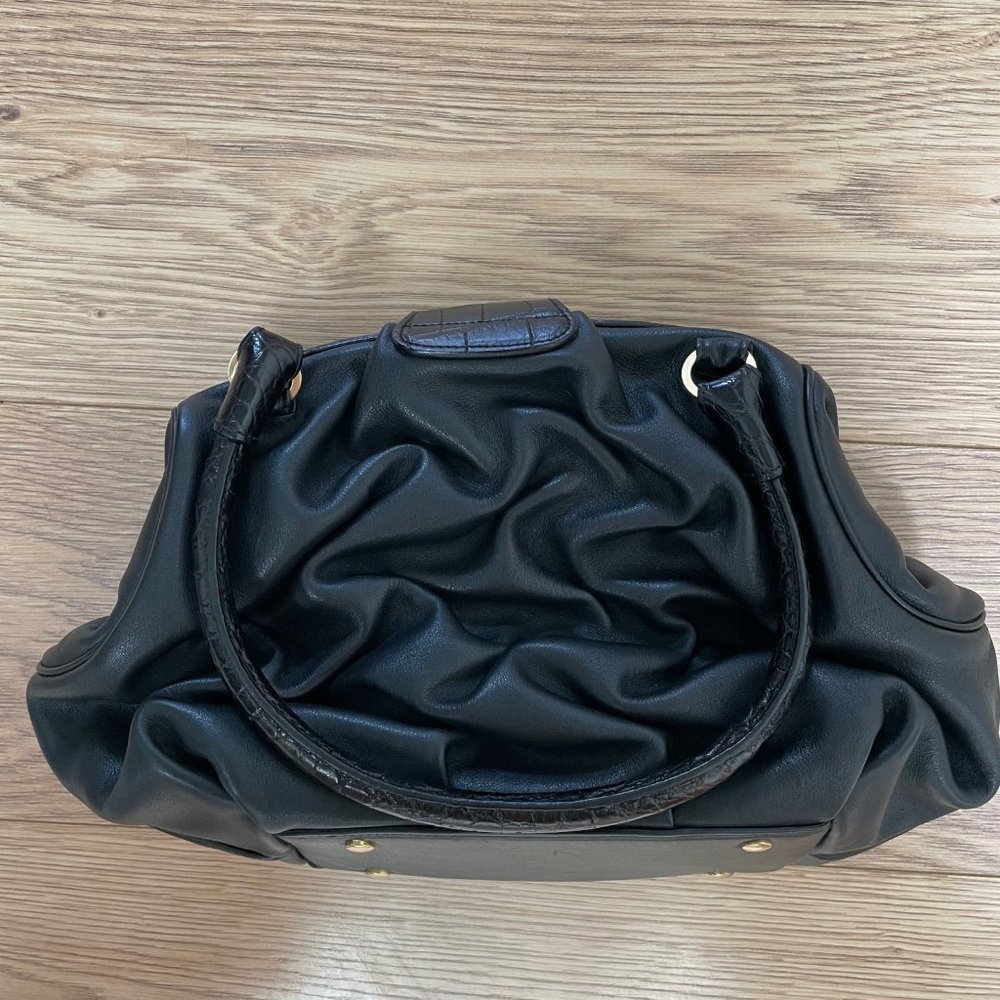 Smythson Black Small Nancy Handbag | Great condition - Picture 3 of 8